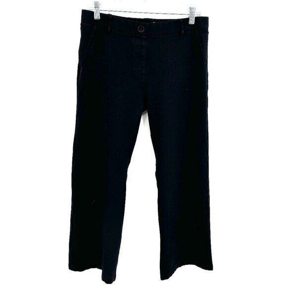BETABRAND Black Straight Leg Stretch Work Career Trouser Pull On Pants Large - Picture 1 of 8